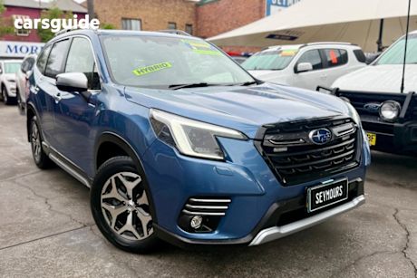 Blue 2023 Subaru Forester SUV HYBRID L 4WD