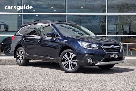 Blue 2018 Subaru Outback Wagon 2.5I