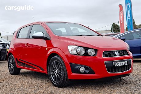 Red 2015 Holden Barina Hatch X F