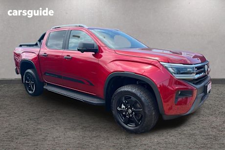 Red 2025 Volkswagen Amarok Ute Tray TDI600 PANAMERICANA 4X4