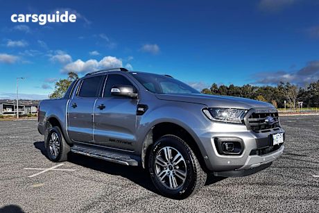 Grey 2020 Ford Ranger Ute Tray WILDTRAK 4X4