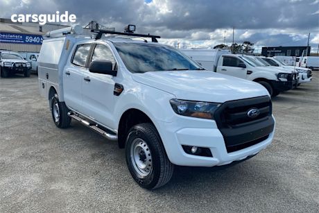 White 2017 Ford Ranger Ute Tray XL 4X4