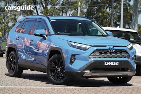 Blue 2023 Toyota RAV4 SUV CRUISER 4X4