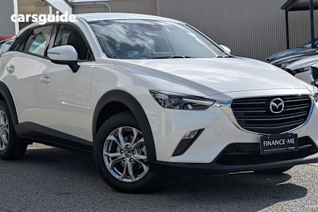 White 2025 Mazda CX-3 SUV G20 PURE F