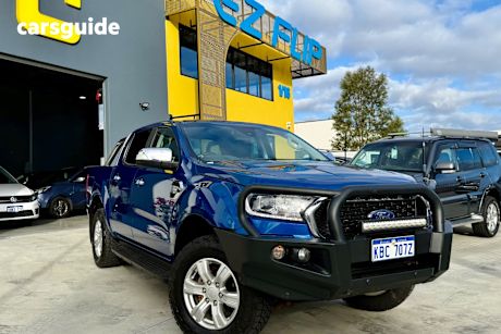 Blue 2021 Ford Ranger Double Cab Pick Up Xlt 2.0 (4X4)