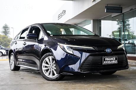Blue 2024 Toyota Corolla Sedan Ascent Sport + Conv Pk Hybrid