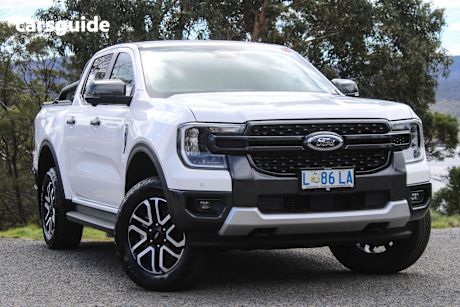 White 2023 Ford Ranger Ute Tray SPORT 4X4
