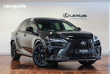 Black 2025 Lexus RX SUV RX500H F SPORT PERFORMANCE 4X4