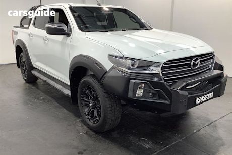 White 2023 Mazda BT-50 Dual Cab Pick-up Thunder (4X4)