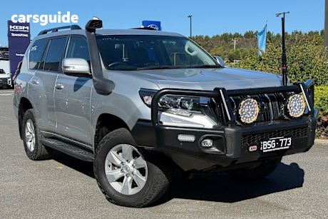 Silver 2021 Toyota Landcruiser Prado SUV GXL 4X4