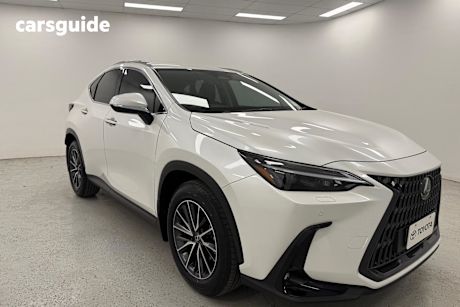 White 2025 Lexus NX SUV NX350H LUXURY 4X4