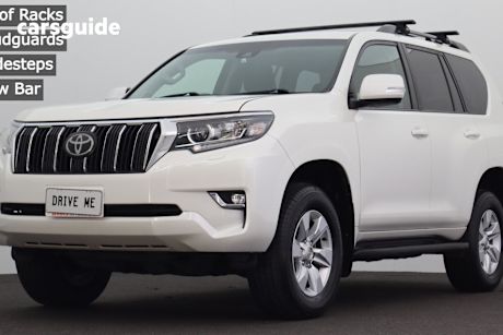 White 2019 Toyota Landcruiser Prado SUV GXL 4X4