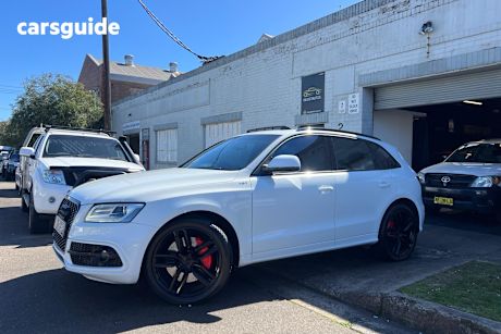 White 2013 Audi SQ5 Wagon 3.0 Tdi Quattro