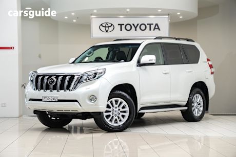 White 2015 Toyota Landcruiser Prado SUV KAKADU 4X4