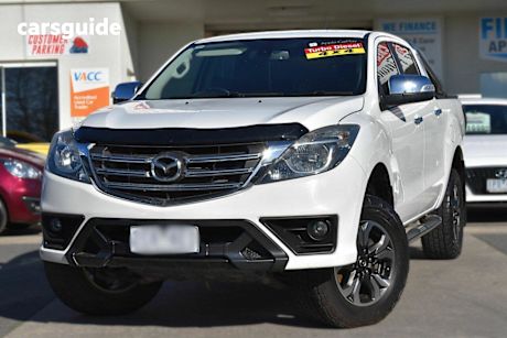 White 2018 Mazda BT-50 Dual Cab Utility Gt (4X4)