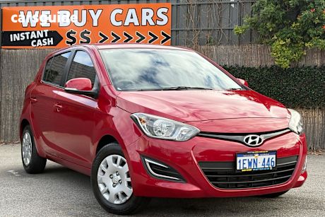 Red 2015 Hyundai I20 Hatchback Active