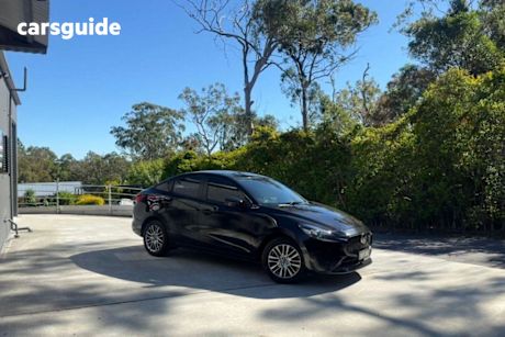 Black 2023 Mazda 2 Sedan G15 Gt