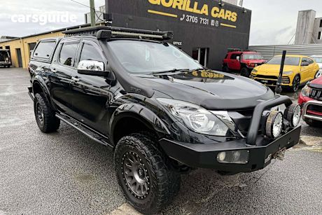 Black 2016 Mazda BT-50 Dual Cab Utility Gt (4X4)