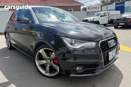 Black 2013 Audi A1 Hatchback Sportback 1.4 Tfsi Sport