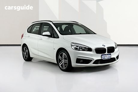 White 2016 BMW 218D Wagon Active Tourer Luxury Line