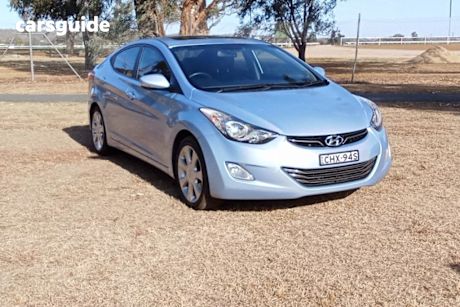 Blue 2012 Hyundai Elantra Sedan Premium