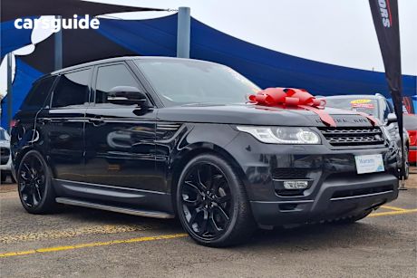 Black 2016 Land Rover Range Rover Sport SUV TDV6 SE 4X4