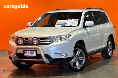 White 2011 Toyota Kluger Wagon Kx-S (4X4)