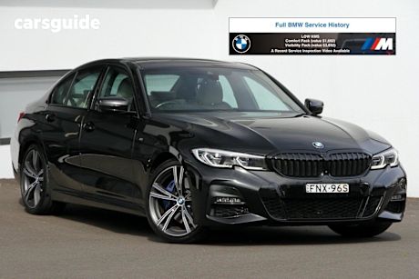 Black 2022 BMW 3 Sedan 330I M SPORT R