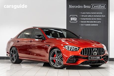 Red 2022 Mercedes-Benz E-CLASS Sedan E63 AMG S 4WD