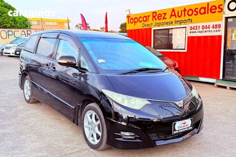 Black 2006 Toyota Estima Wagon AERAS