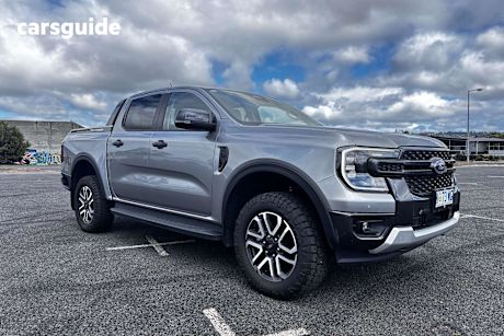 Grey 2023 Ford Ranger Double Cab Pick Up Sport 2.0 (4X4)