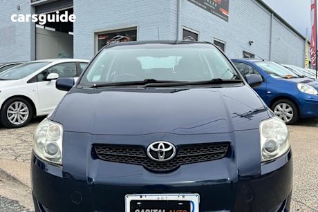 Blue 2008 Toyota Corolla Hatchback Ascent
