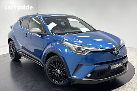 Blue 2017 Toyota C-HR SUV KOBA 4X4