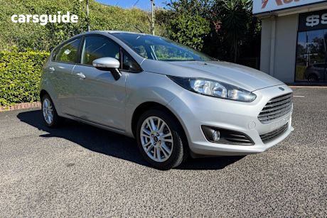 Silver 2013 Ford Fiesta Hatchback Trend