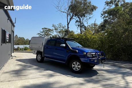 Blue 2015 Ford Ranger Ute Tray XLS 4X4