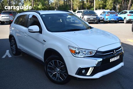 White 2019 Mitsubishi ASX SUV LS F