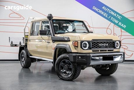 Gold 2023 Toyota Landcruiser Ute Tray GXL 4X4