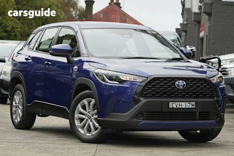 Blue 2022 Toyota Corolla Cross Wagon Gx 2Wd Hybrid