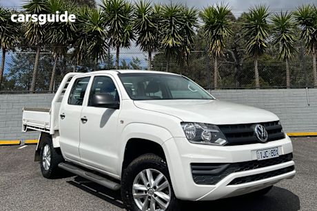 Grey 2017 Volkswagen Amarok Cab Chassis Tdi400 (4X4)