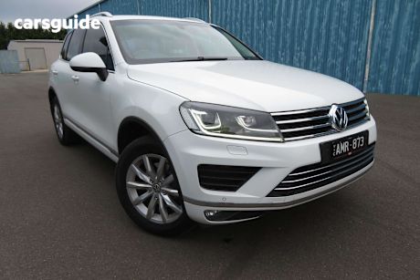 White 2016 Volkswagen Touareg Wagon V6 Tdi