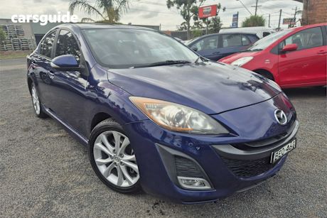 Blue 2009 Mazda 3 Sedan Sp25