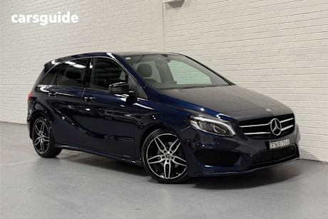 Blue 2018 Mercedes-Benz B180 Hatchback