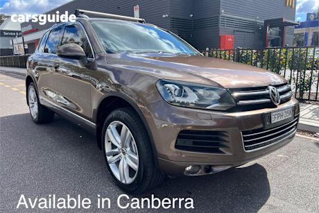 Brown 2013 Volkswagen Touareg Wagon V6 Tdi
