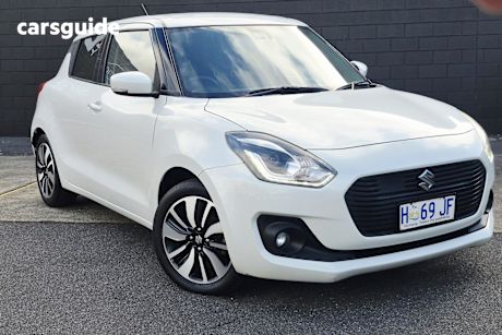 White 2018 Suzuki Swift Hatch GLX TURBO F
