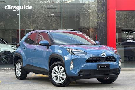 Blue 2025 Toyota Yaris Cross SUV GX 4X4