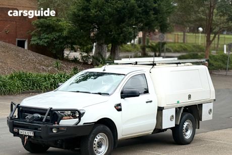 White 2017 Ford Ranger Cab Chassis 3.2 Xl Plus (4X4)