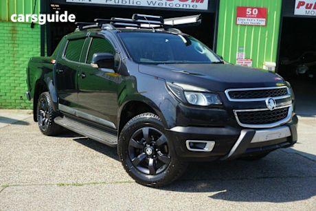 Black 2015 Holden Colorado Crew Cab Pickup Z71 (4X4)