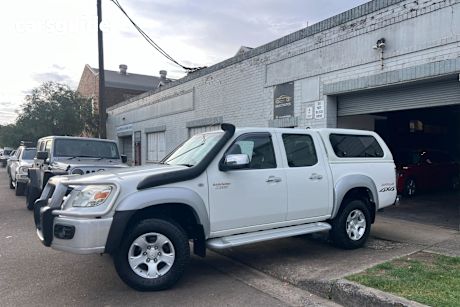 White 2011 Mazda BT-50 Dual Cab Pick-up Boss B3000 Sdx (4X4)