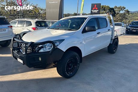 White 2019 Mazda BT-50 Ute Tray XT 4X4