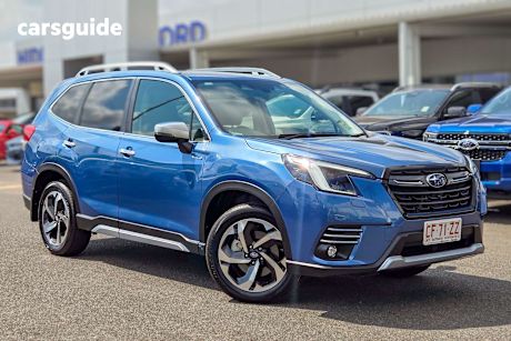 Blue 2024 Subaru Forester SUV HYBRID S 4WD